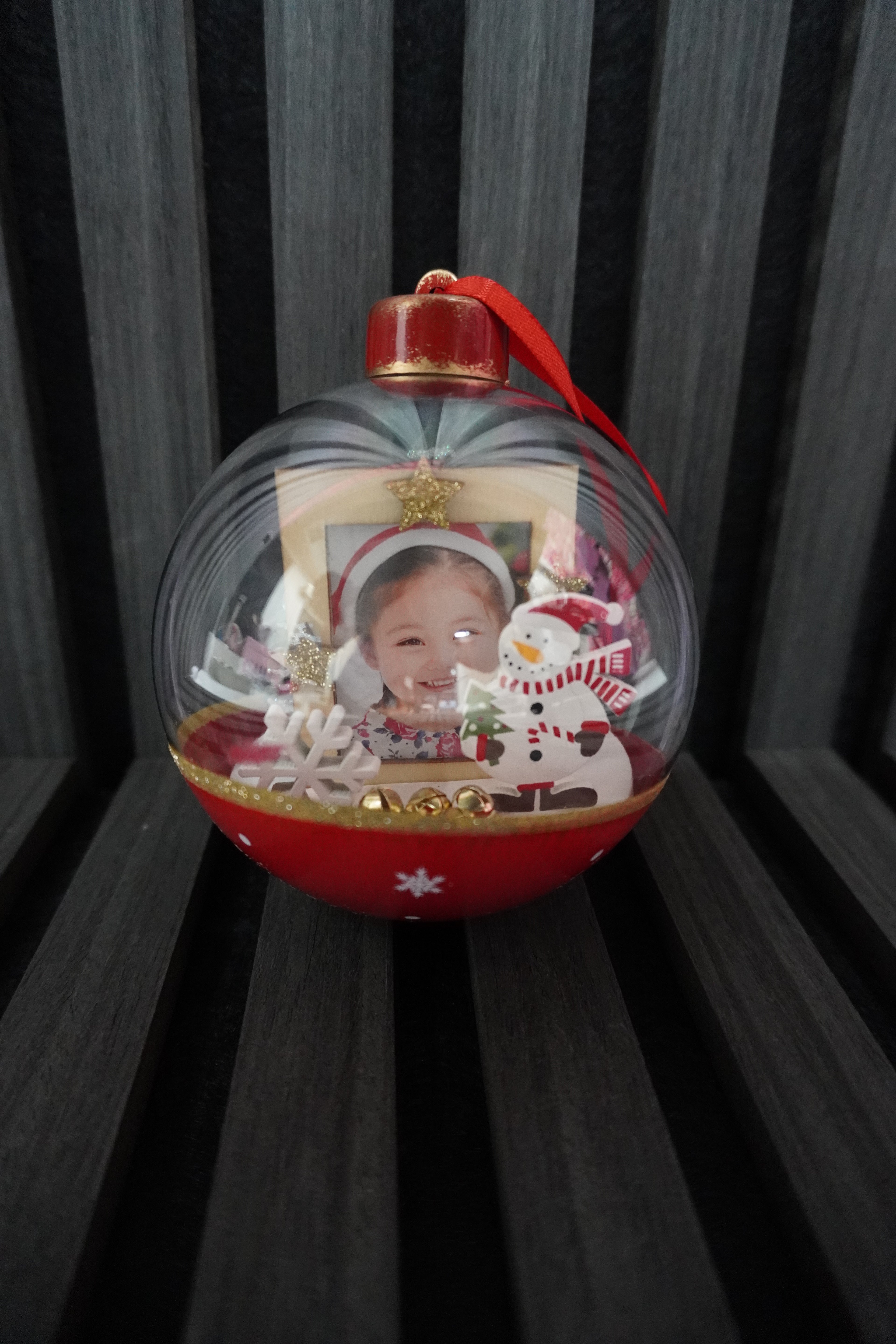Christmas custom photo ball