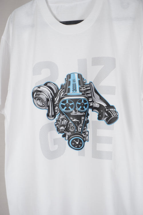 2JZ GTE Turbo Engine Graphic T-Shirt