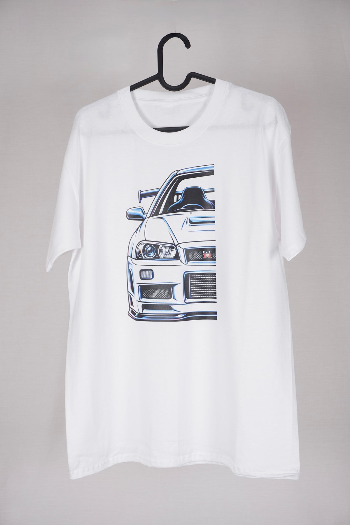 GT-R R34 halv front-grafik