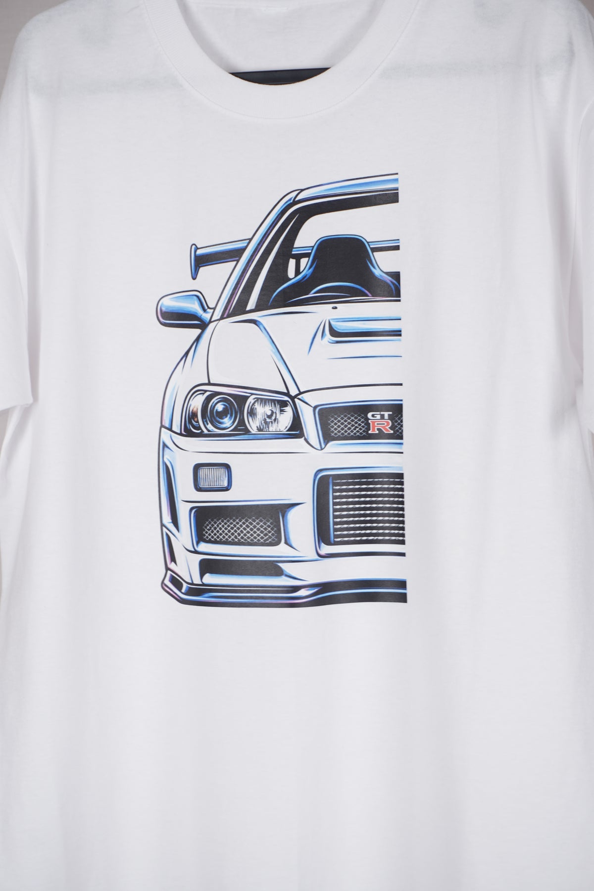 GT-R R34 halv front-grafik
