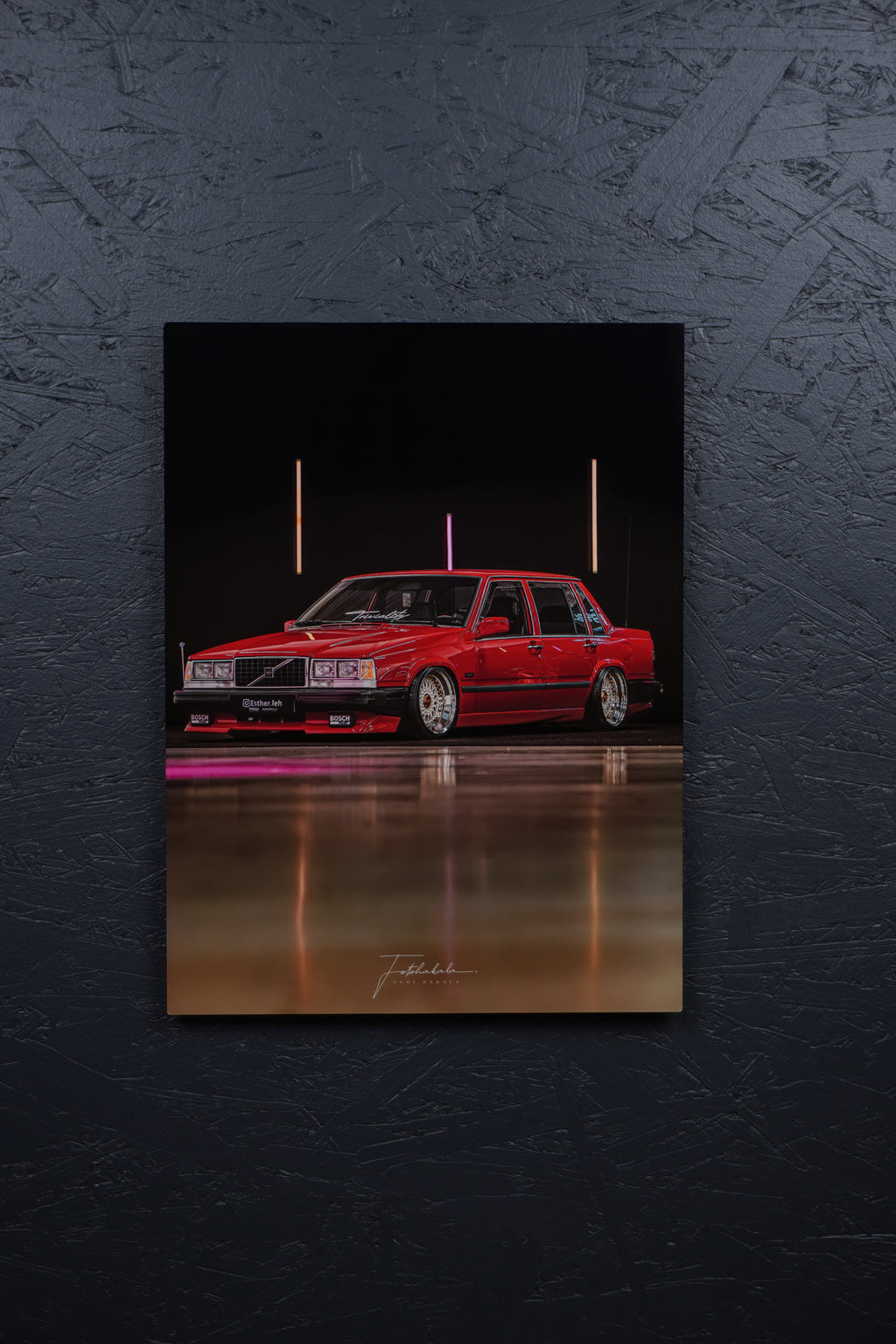 Custom aluminium signs and personalized wall art