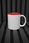 Standard custom mug with inside coating
