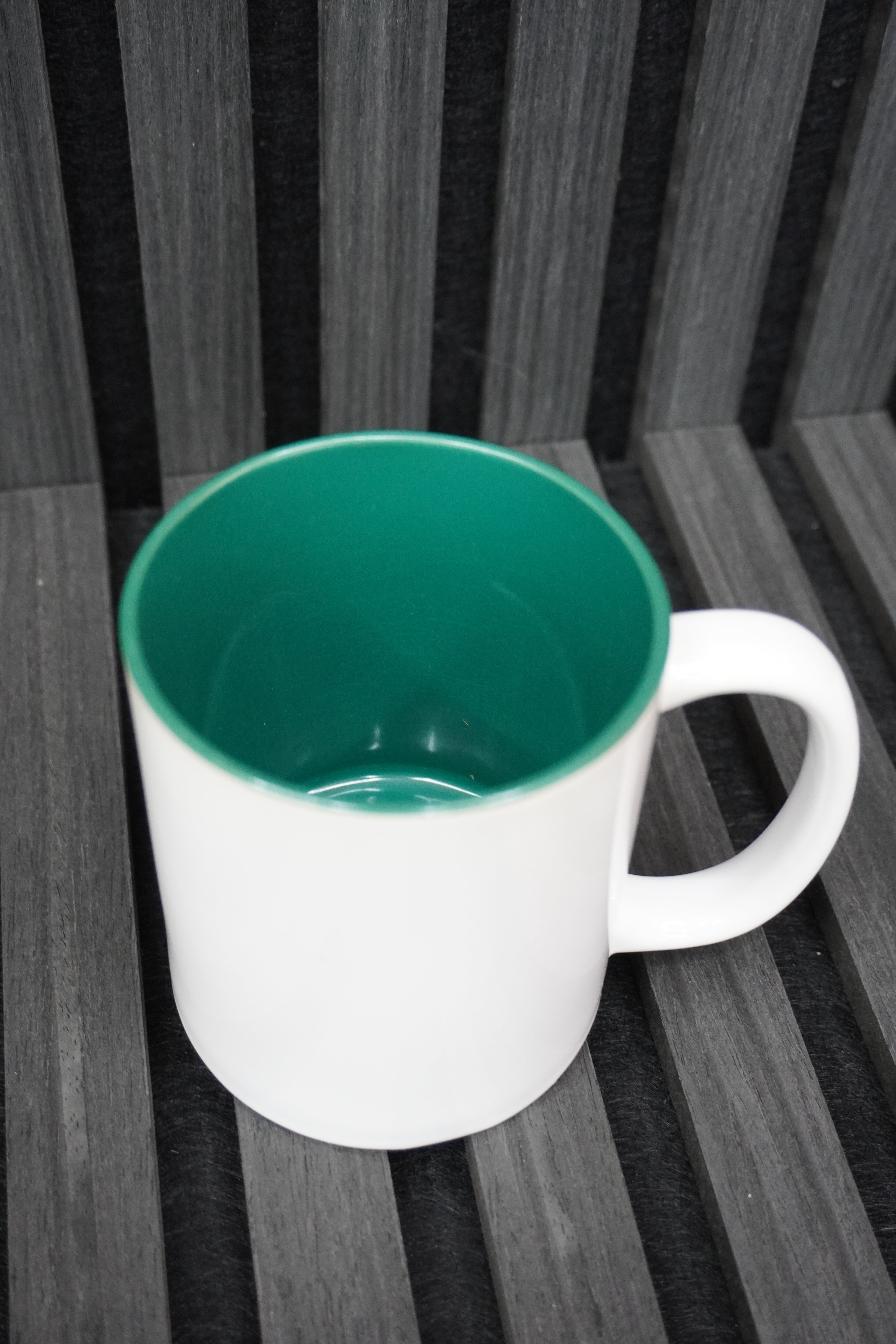Standard custom mug with inside coating
