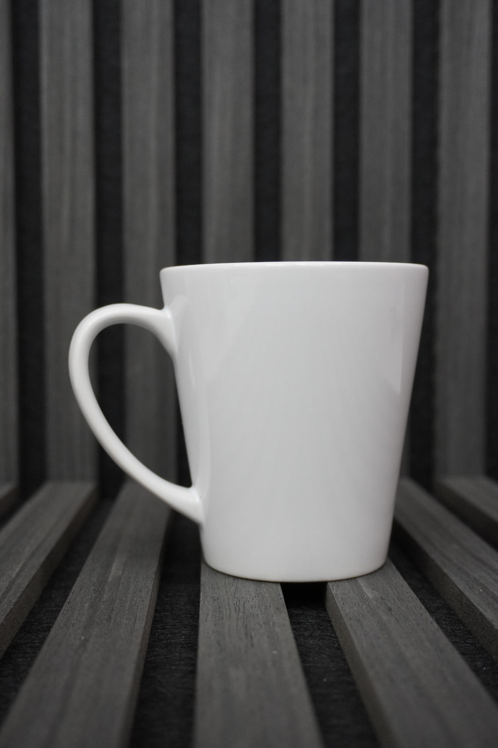 Conical custom mug