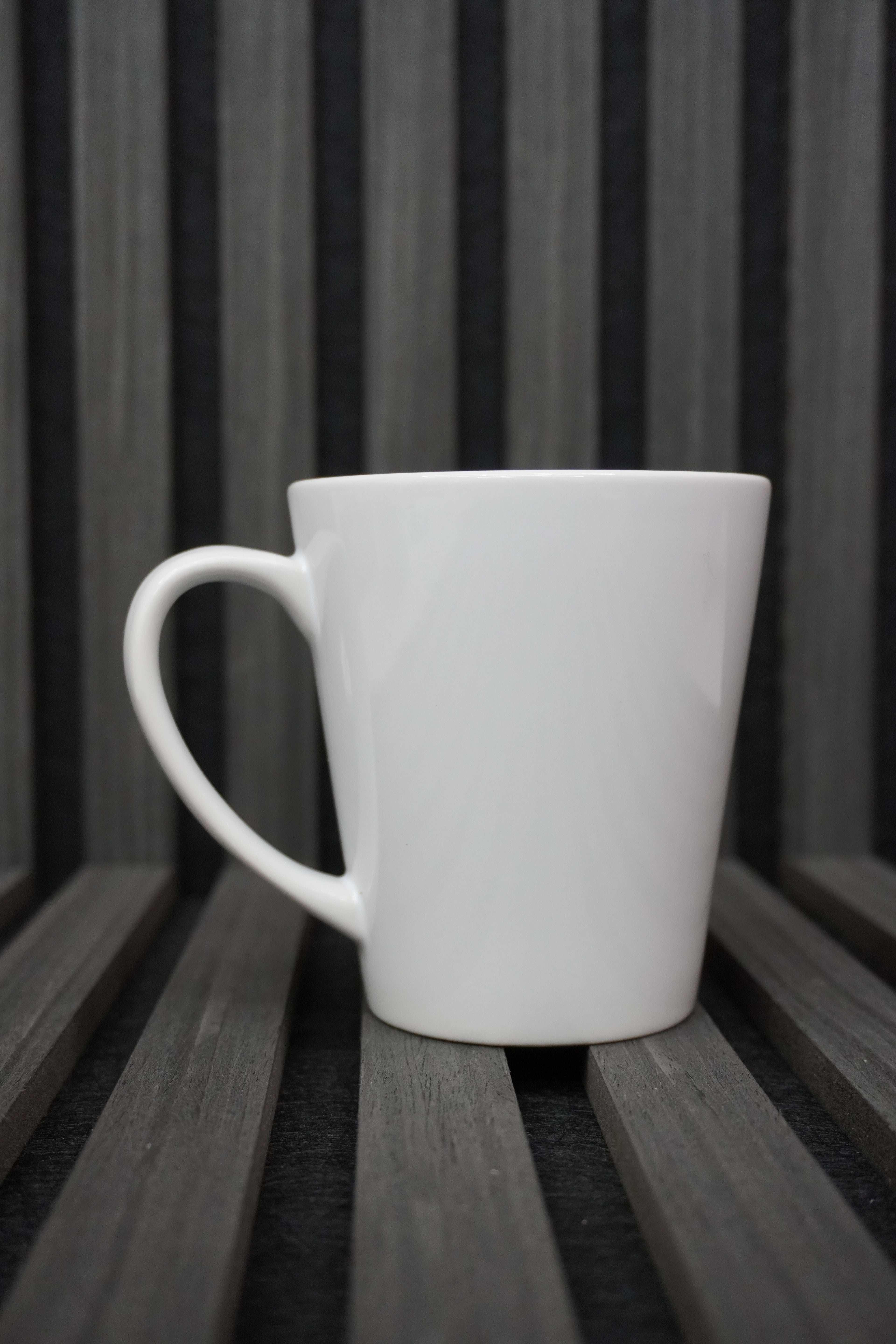 Conical custom mug
