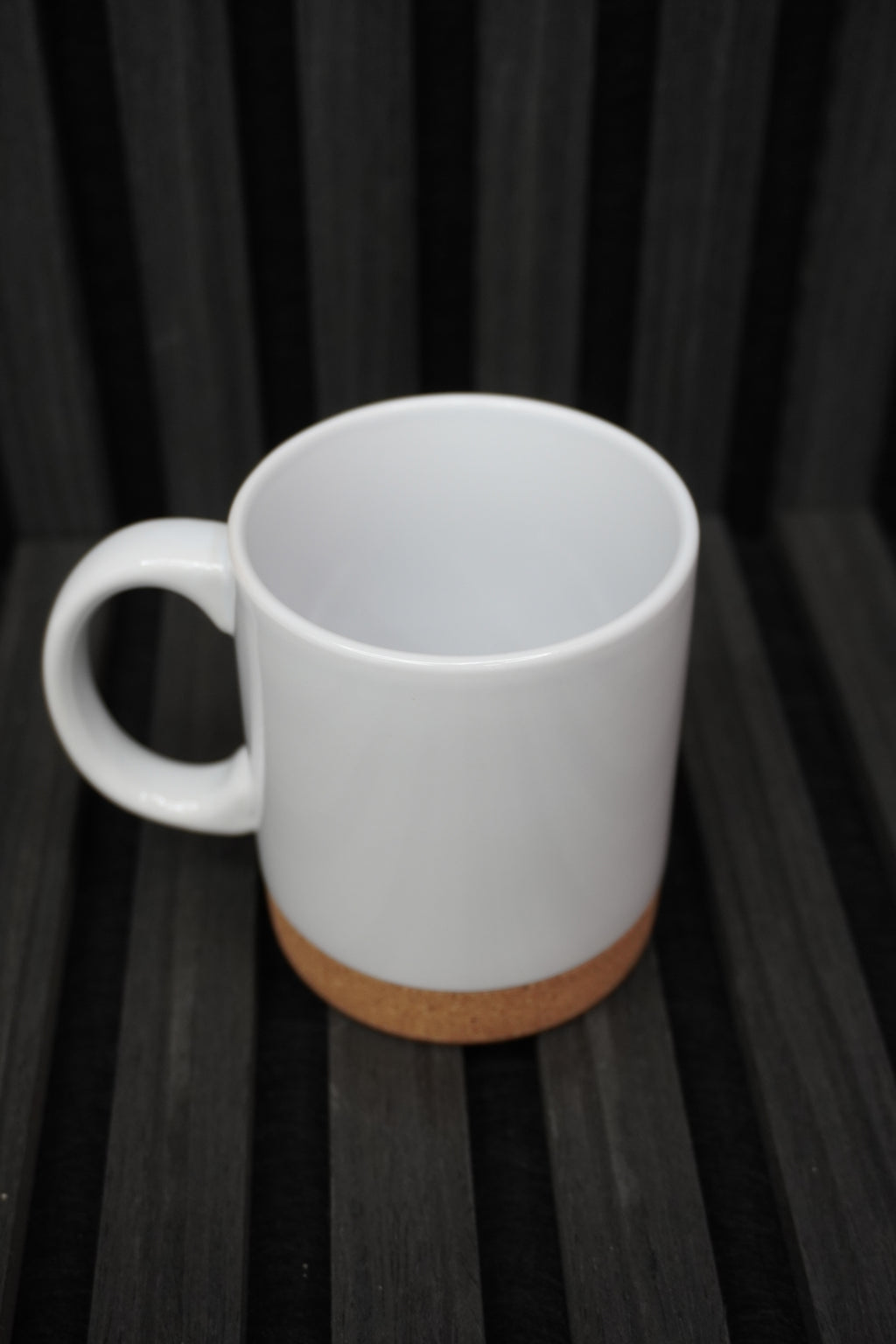Custom mug with cork base