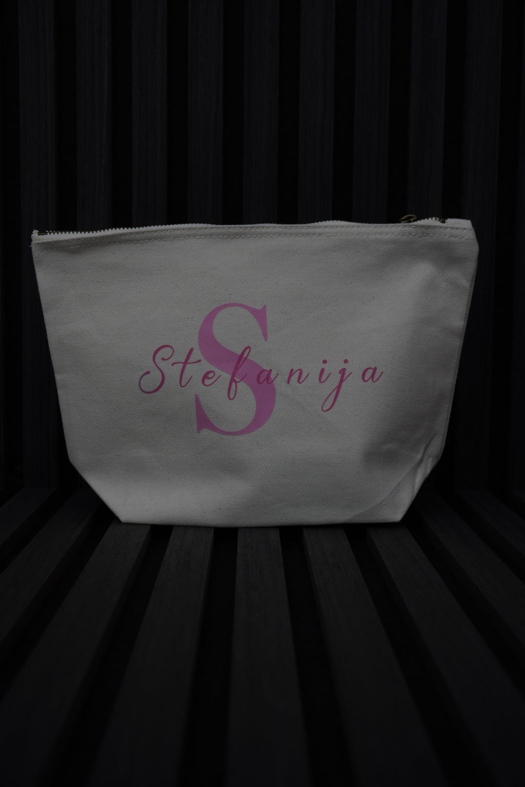 Personalized Canvas Accessory Bag