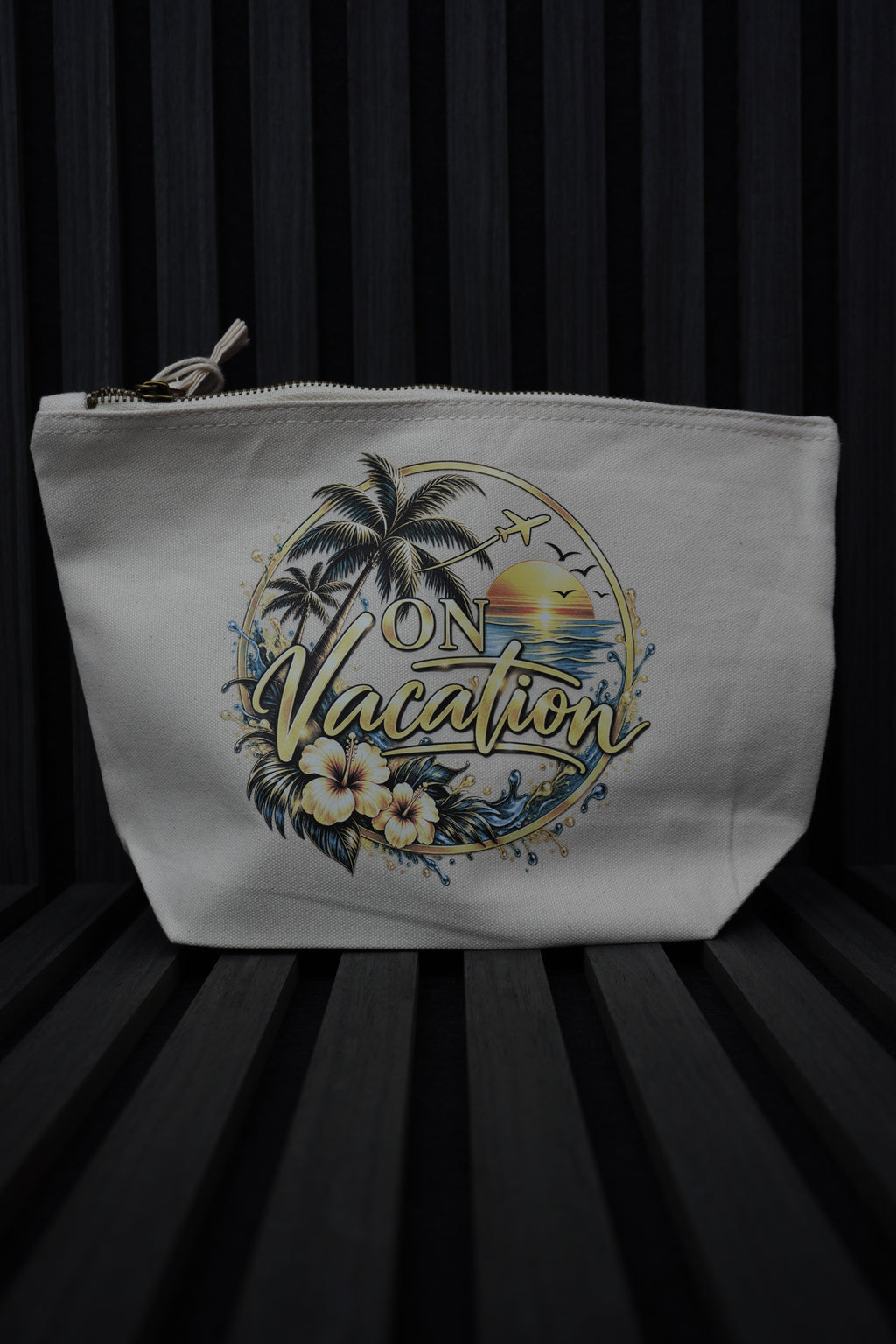 Personalized Canvas Accessory Bag