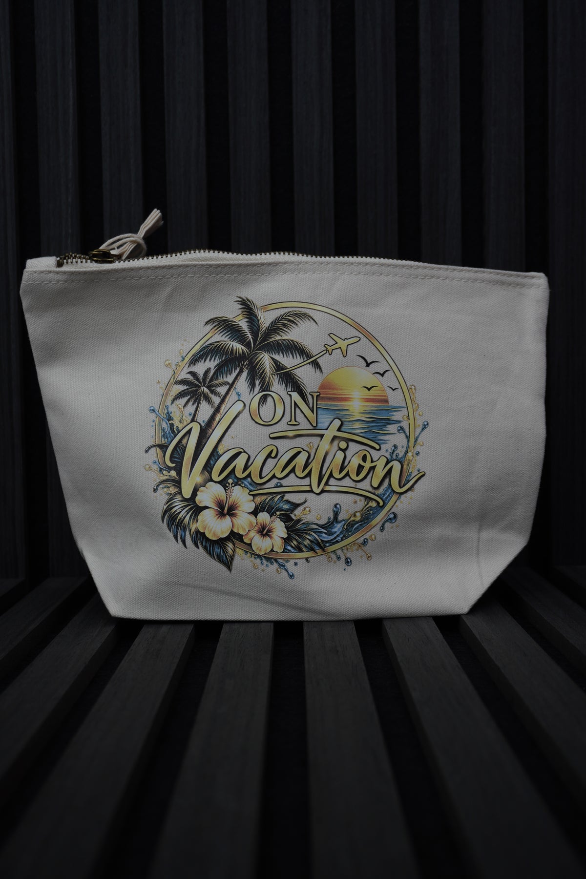 Personalized Canvas Accessory Bag
