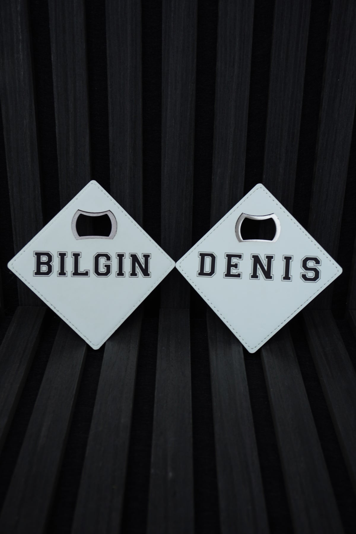 Personalized Bottle Opener Coaster