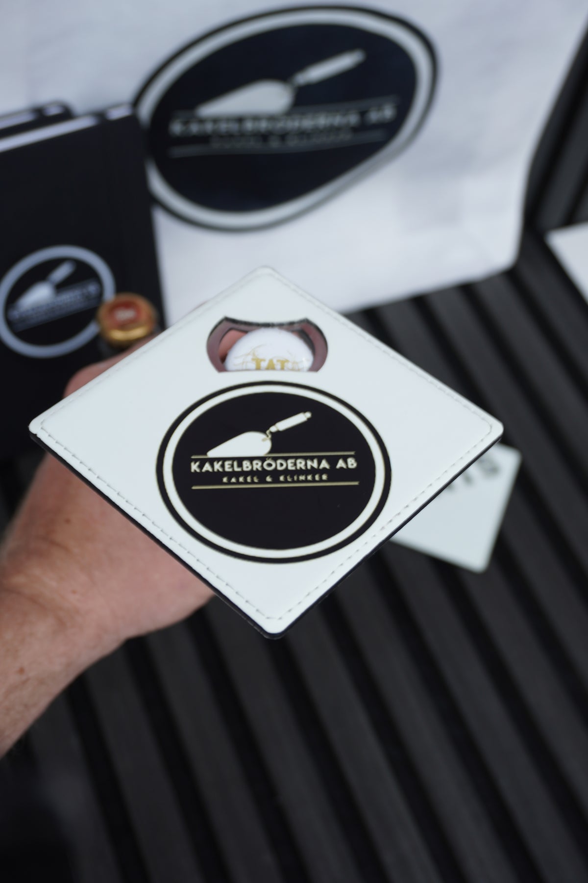 Personalized Bottle Opener Coaster