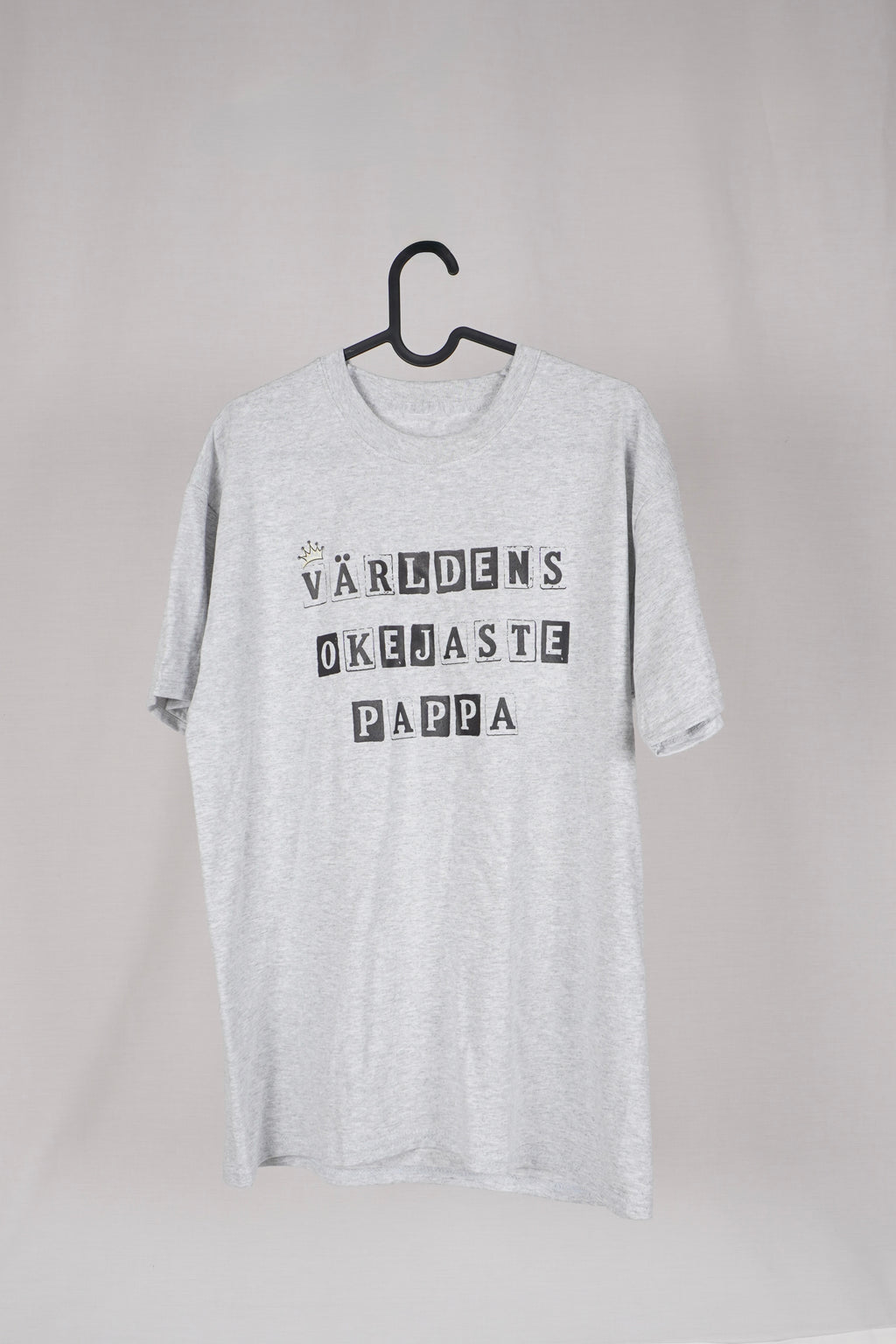 Världens Okejaste Pappa T-Shirt Size L