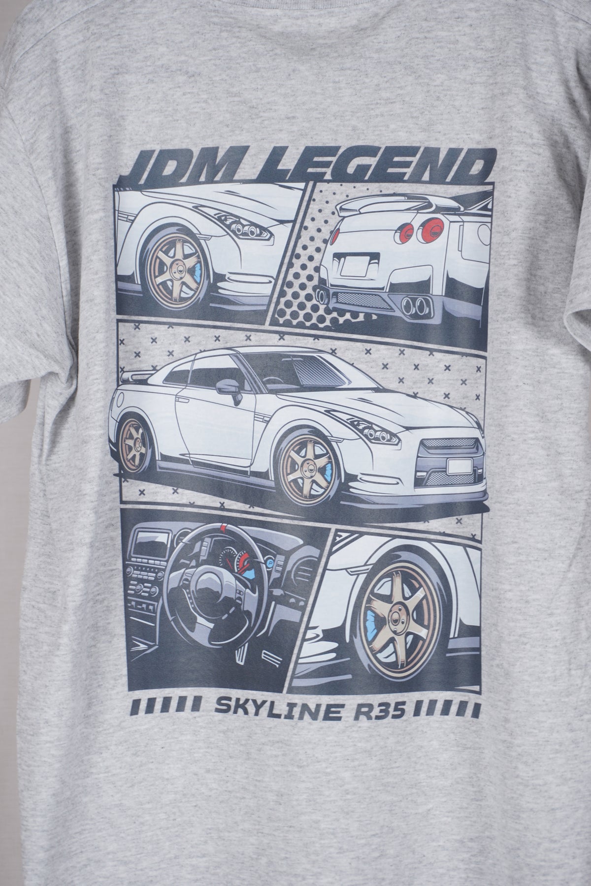 JDM Legend R35 grafisk t-shirt