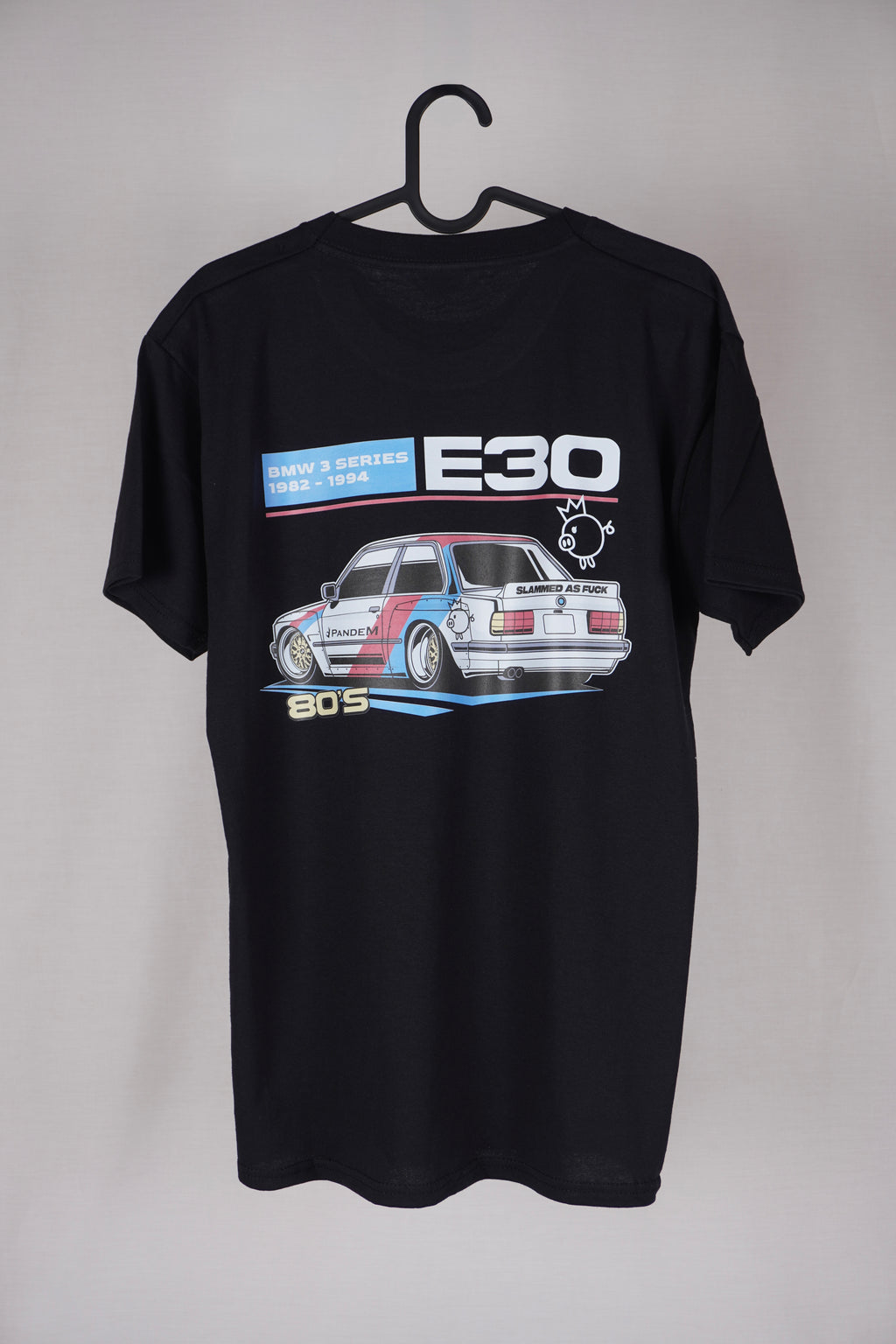 BMW E30 retro-grafik från 80-talet
