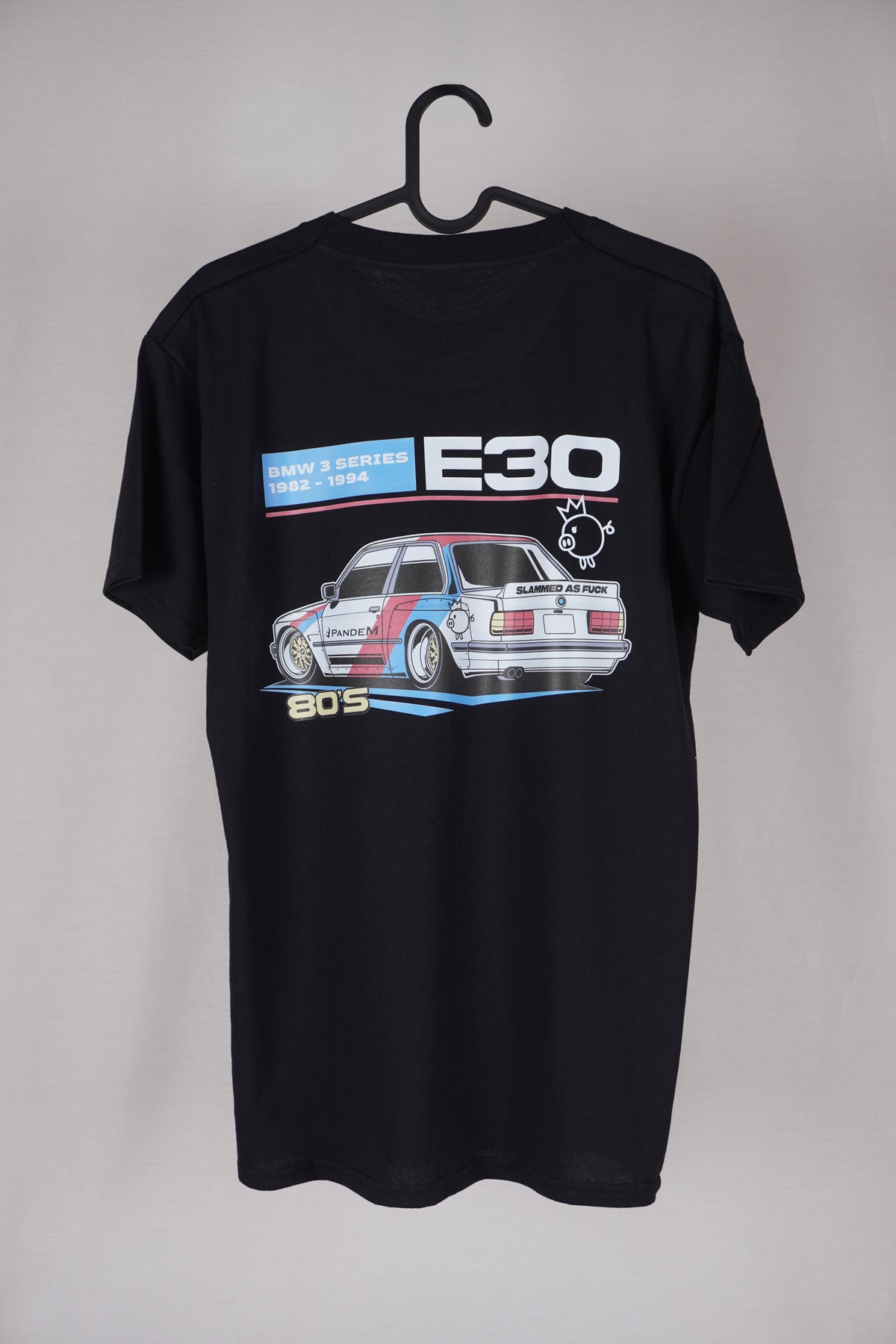 BMW E30 retro-grafik från 80-talet