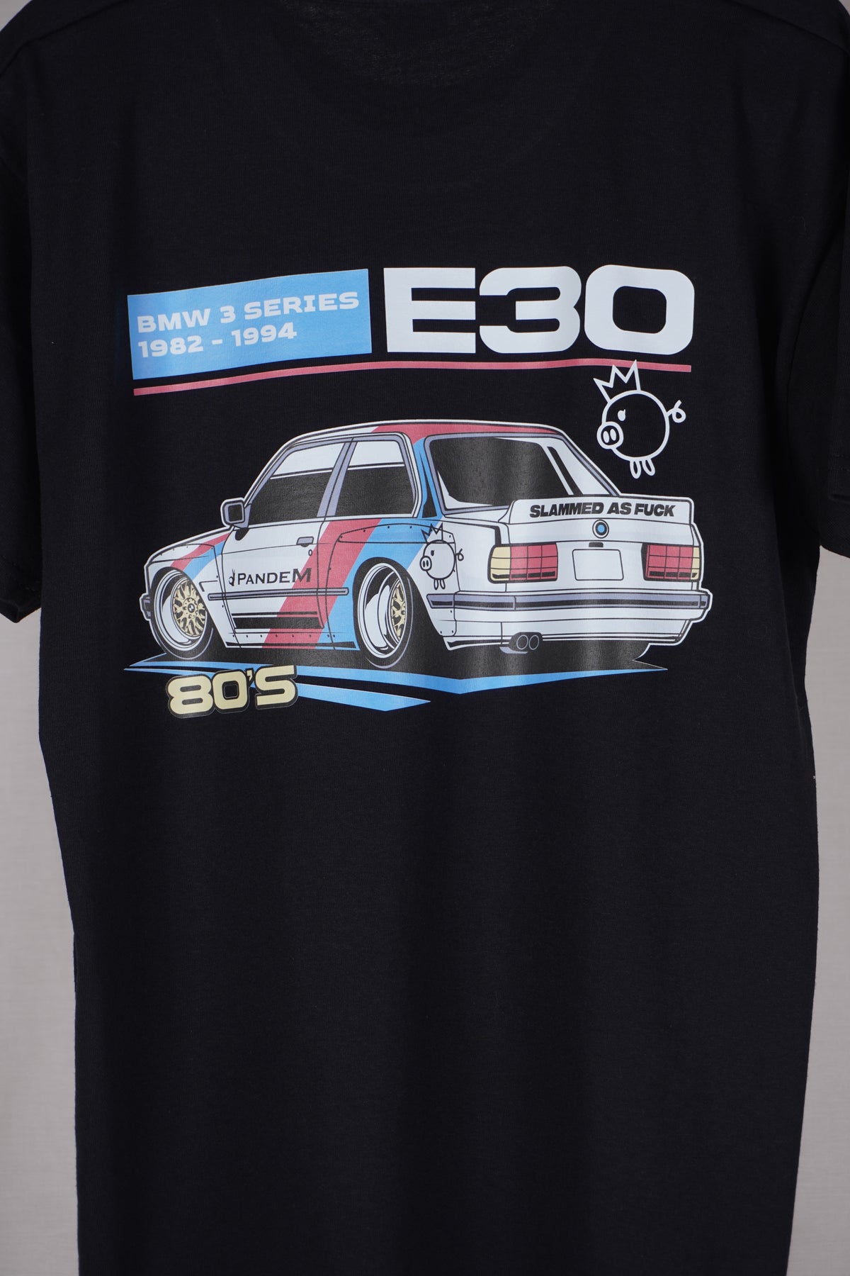 BMW E30 retro-grafik från 80-talet