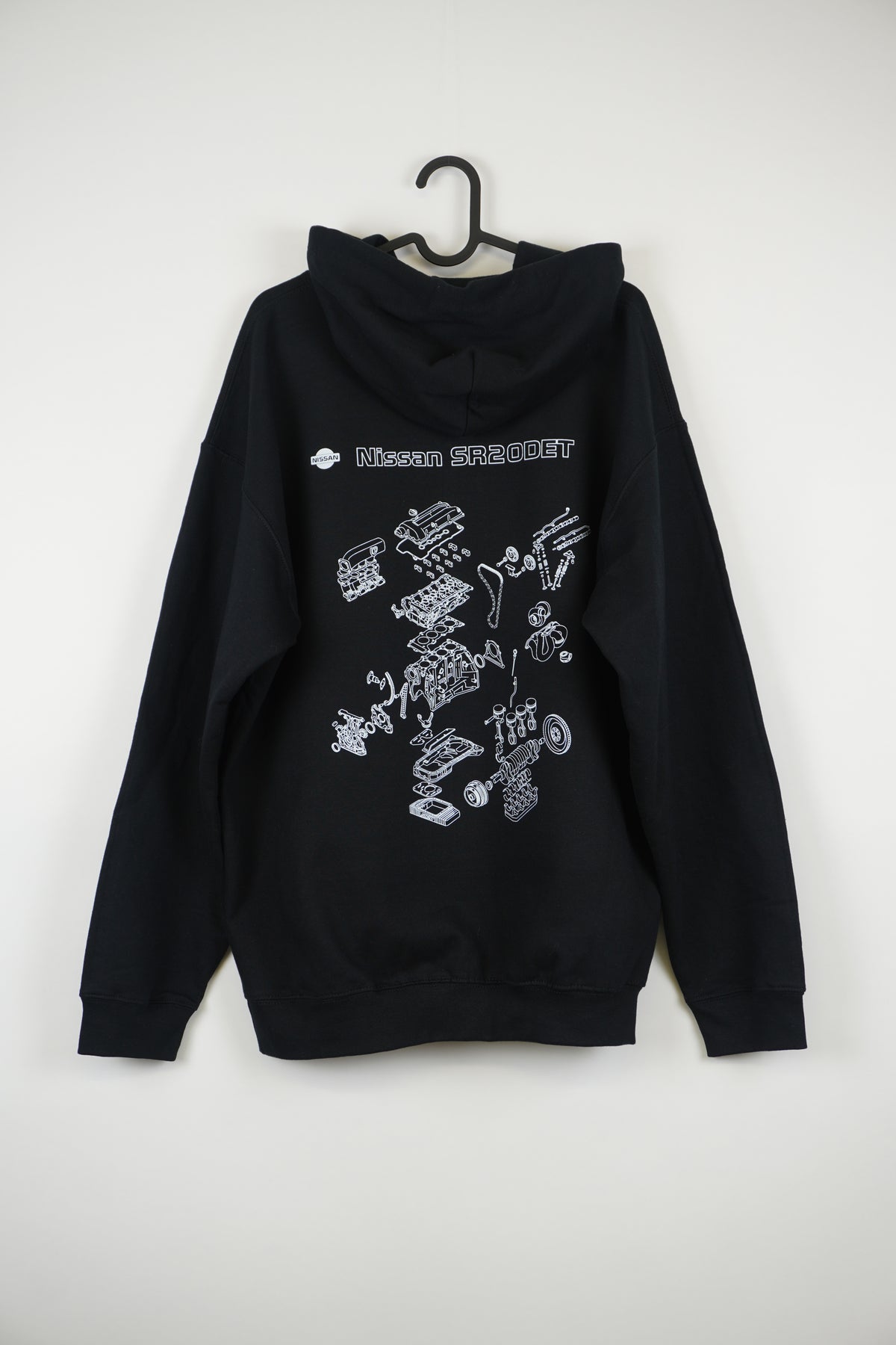 Nissan SR20DET Engine Hoodie – Automotive Graphic Hoodie