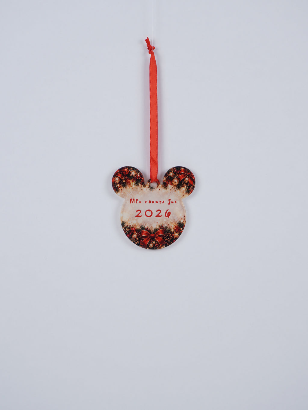 Personalized Mouse-Shaped Christmas Ornament