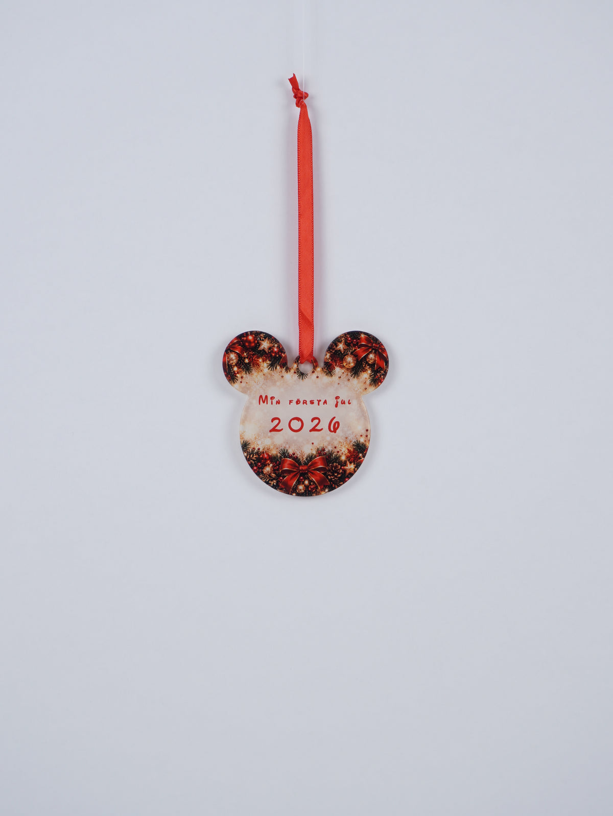 Personalized Mouse-Shaped Christmas Ornament