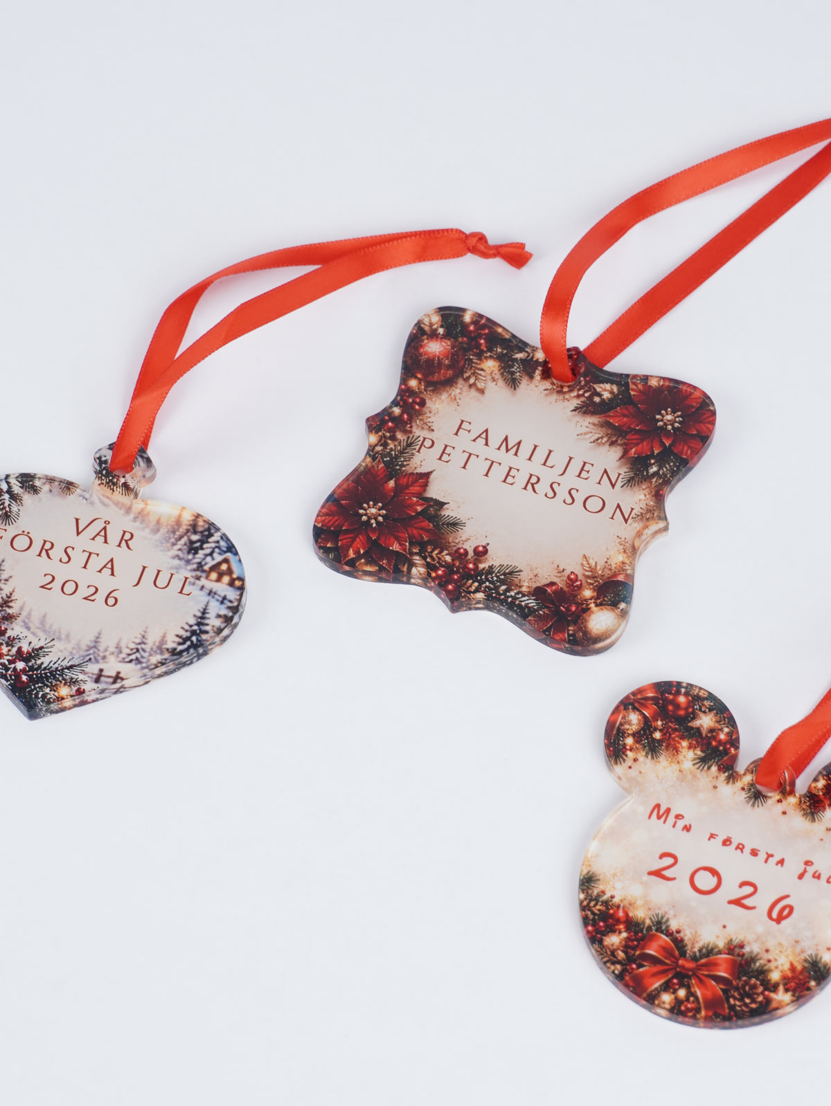 Personalized Mouse-Shaped Christmas Ornament