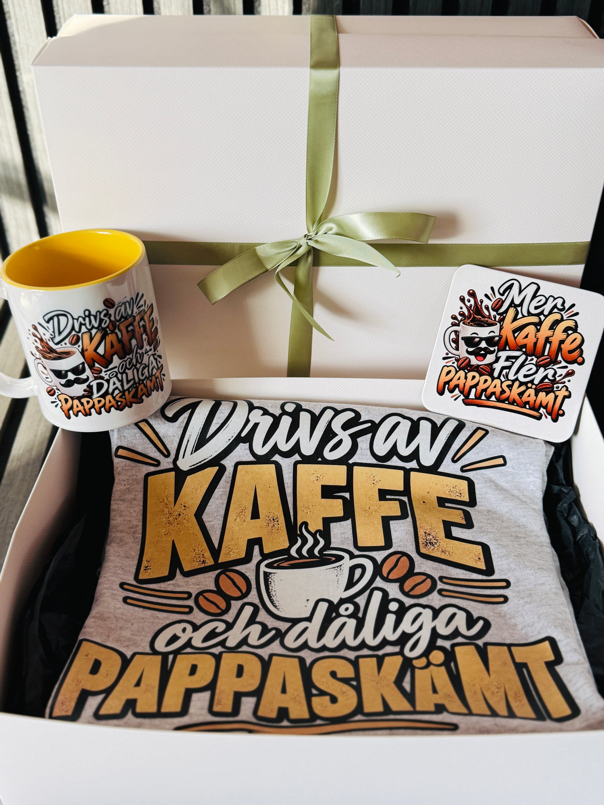 Father’s Day Gift Box T-shirt, Mug & Coaster